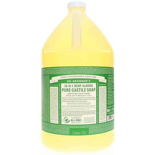 18-In-1 Hemp Pure Castile Soap, DRBM